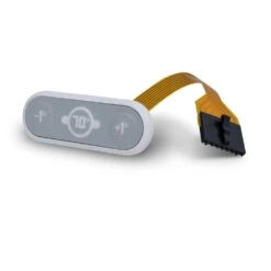 Single-Pole 120/240-Volt Electronic Electric Baseboard Heater Built-in Thermostat In White