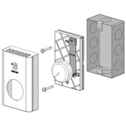 Double-Pole 22 Amp Line Voltage 120/240-Volt Mechanical Wall-Mount Non Programmable Thermostat In White -Fire Place Store stelpro non programmable thermostats swt2f 4f 1000
