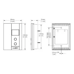 120/208/240-Volt 1000/1730/2000-Watt Non-Programmable Electronic Thermostat In White -Fire Place Store stelpro non programmable thermostats ut202np 4f 1000