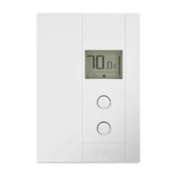 120/208/240-Volt 1000/1730/2000-Watt Non-Programmable Electronic Thermostat In White
