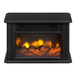 Bluffs 400 Sq. Ft. Electric Stove In Black 18 Bluffs 400 Sq. Ft. Electric Stove In Black -Fire Place Store stylewell electric stove heaters cfs 559 01 1f 1000