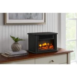 Bluffs 400 Sq. Ft. Electric Stove In Black 15 Bluffs 400 Sq. Ft. Electric Stove In Black -Fire Place Store stylewell electric stove heaters cfs 559 01 66 1000