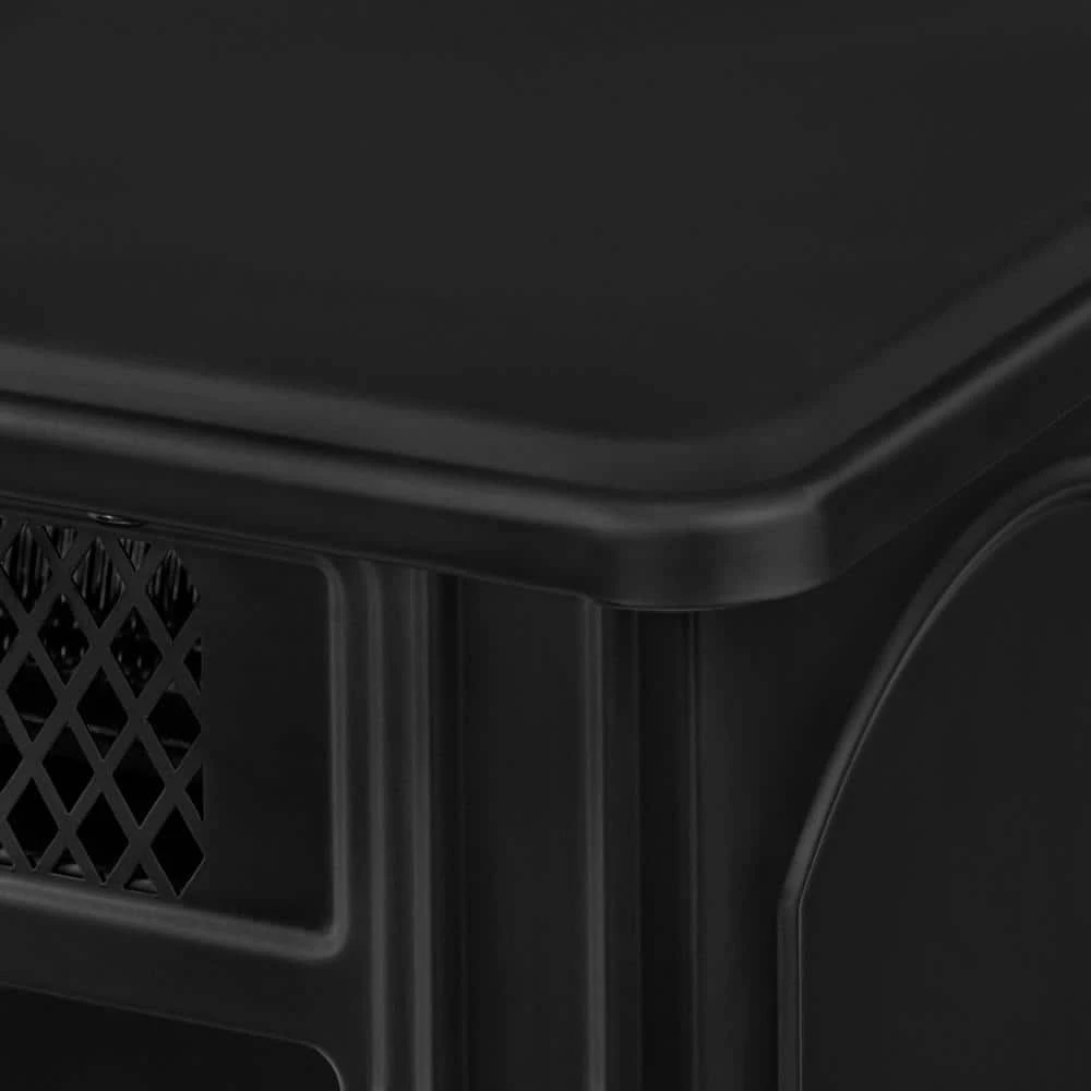 Bluffs 400 Sq. Ft. Electric Stove In Black 4 Bluffs 400 Sq. Ft. Electric Stove In Black - Image 4