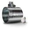 8 In. Motorized Adjustable Damper Closed