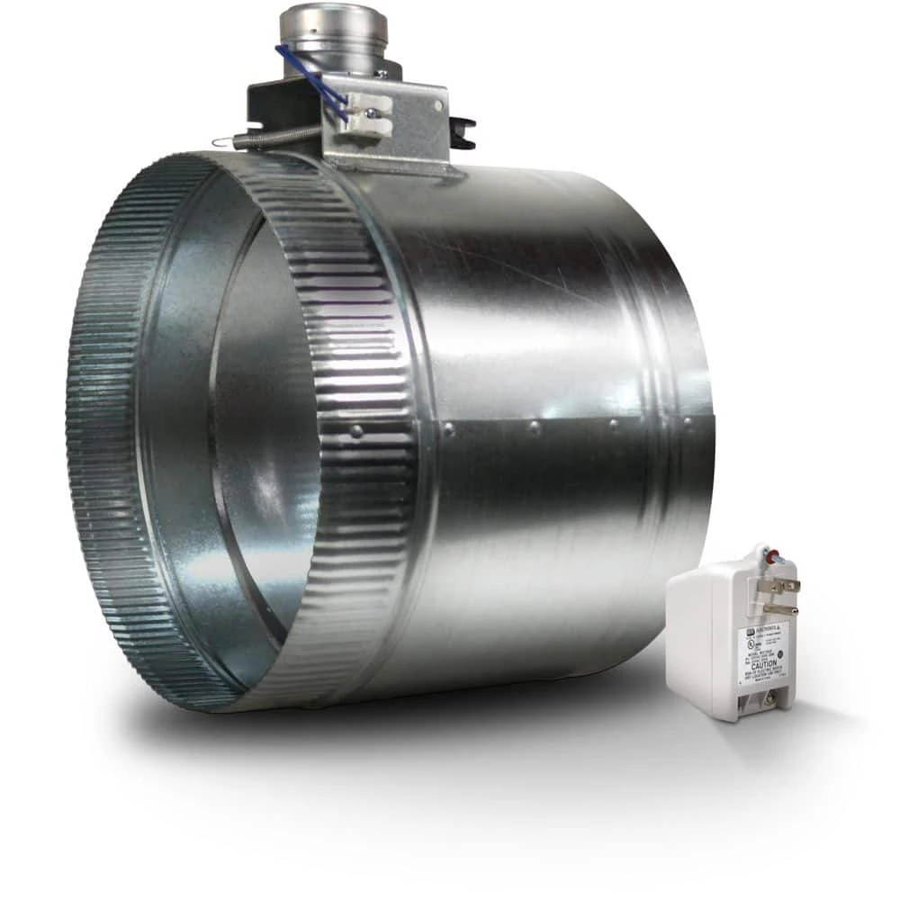 10 In. Motorized Adjustable Damper Closed 1 10 In. Motorized Adjustable Damper Closed