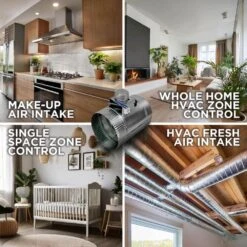 12 In. Motorized Adjustable Damper, Closed -Fire Place Store suncourt dampers zc212 4f 1000