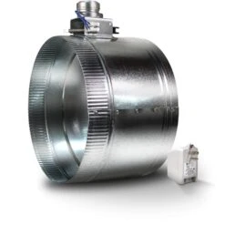 12 In. Motorized Adjustable Damper, Closed
