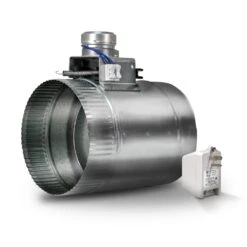 6 In. Motorized Adjustable Damper, Open