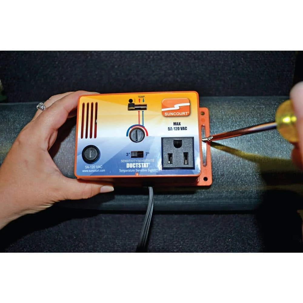 Ductstat Plug-In Thermostat Temperature Sensitive Switch 5 Ductstat Plug-In Thermostat Temperature Sensitive Switch - Image 5