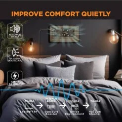 Flush Fit Smart Register Booster Fan In Brown With Adaptor Plate Included -Fire Place Store suncourt grow room ventilation hc500 bpl 44 1000