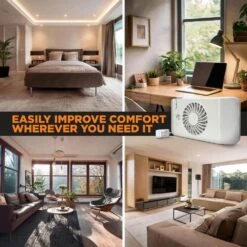Equalizer EZ8 Heating And Air Conditioning Smart Register Booster Fan -Fire Place Store suncourt grow room ventilation hc600 31 1000