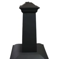 57 In. Black Steel Outdoor Wood Burning Fire Pit Chiminea With Log Grate And Poker 360-Degree View 12 57 In. Black Steel Outdoor Wood Burning Fire Pit Chiminea With Log Grate And Poker 360-Degree View -Fire Place Store sunnydaze chimineas kf 607 fa 1000