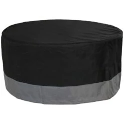 30 In. Gray/Black Round 2-Tone Outdoor Fire Pit Cover 11 30 In. Gray/Black Round 2-Tone Outdoor Fire Pit Cover -Fire Place Store sunnydaze fire pit covers and accessories ny 258 44 1000