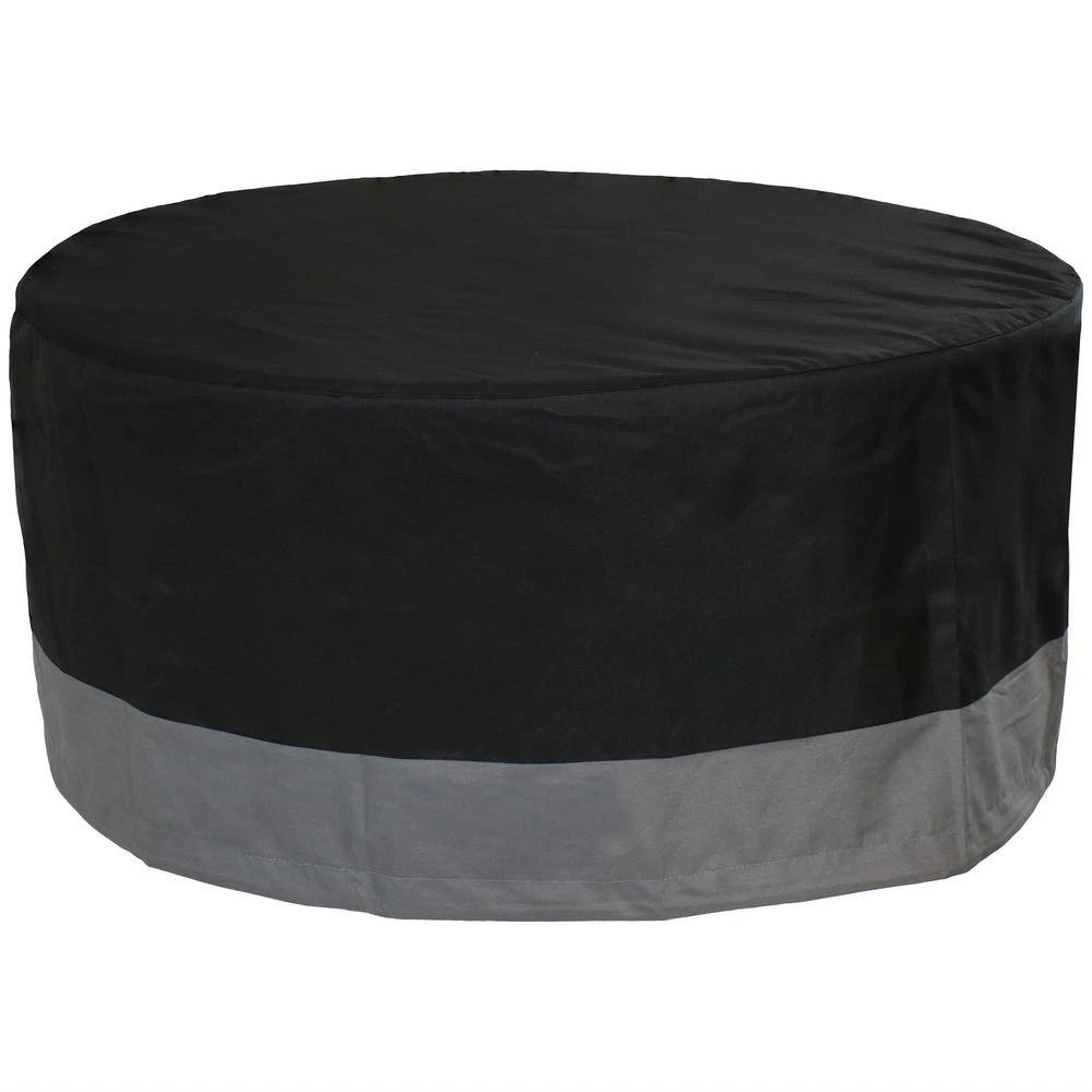 30 In. Gray/Black Round 2-Tone Outdoor Fire Pit Cover 5 30 In. Gray/Black Round 2-Tone Outdoor Fire Pit Cover - Image 5