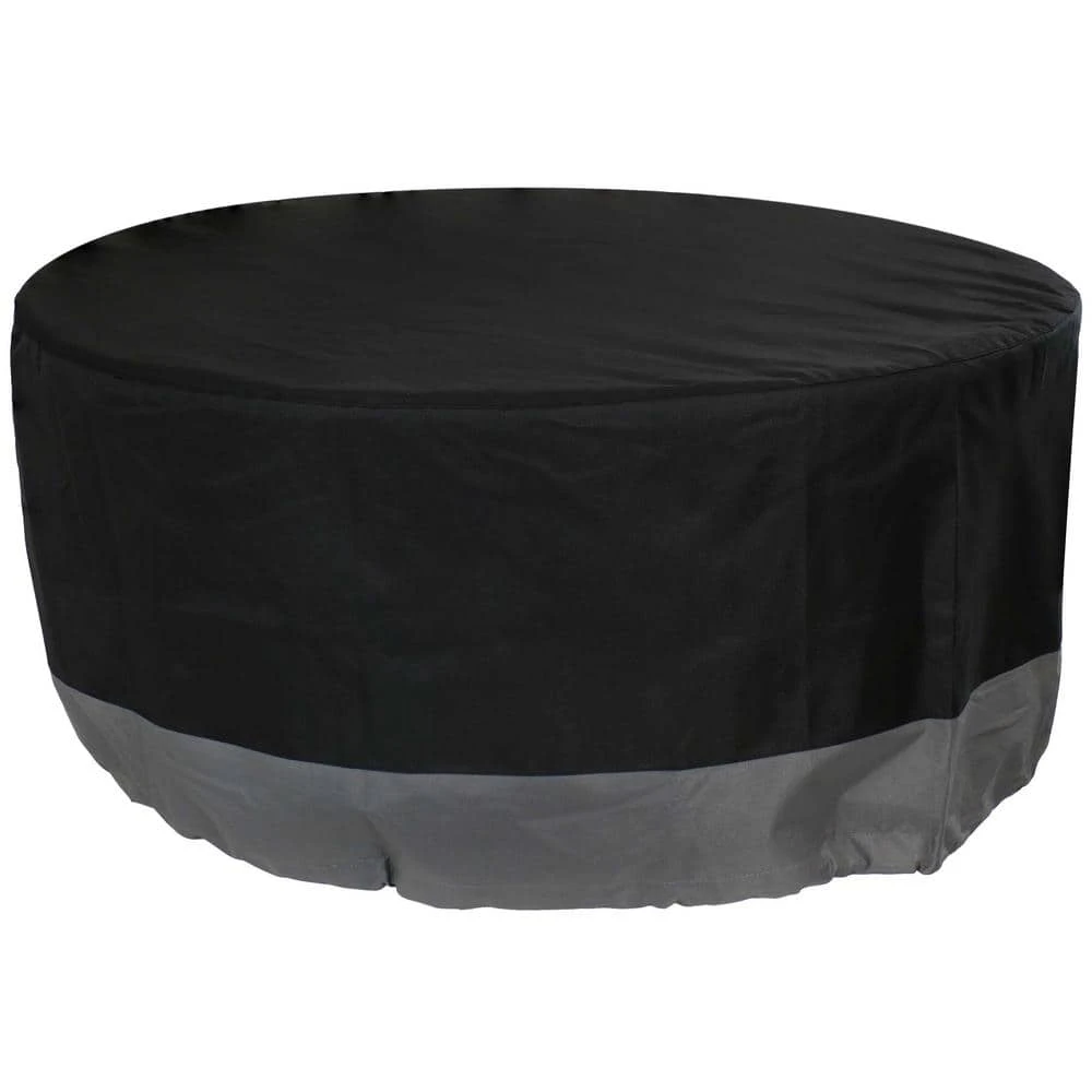 30 In. Gray/Black Round 2-Tone Outdoor Fire Pit Cover 1 30 In. Gray/Black Round 2-Tone Outdoor Fire Pit Cover