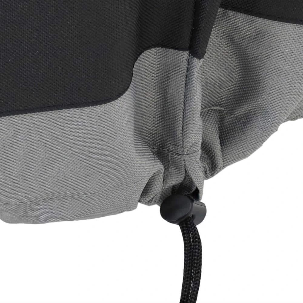 40 In. Gray/Black Round 2-Tone Outdoor Fire Pit Cover 2 40 In. Gray/Black Round 2-Tone Outdoor Fire Pit Cover - Image 2