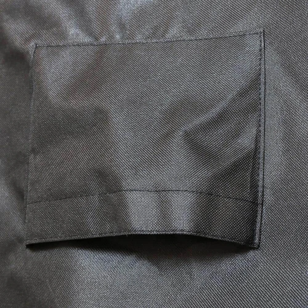 6 Ft. Gray And Black Water-Resistant Firewood Rack Cover 3 6 Ft. Gray And Black Water-Resistant Firewood Rack Cover - Image 3