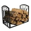 24 In. Decorative Firewood Log Rack Holder