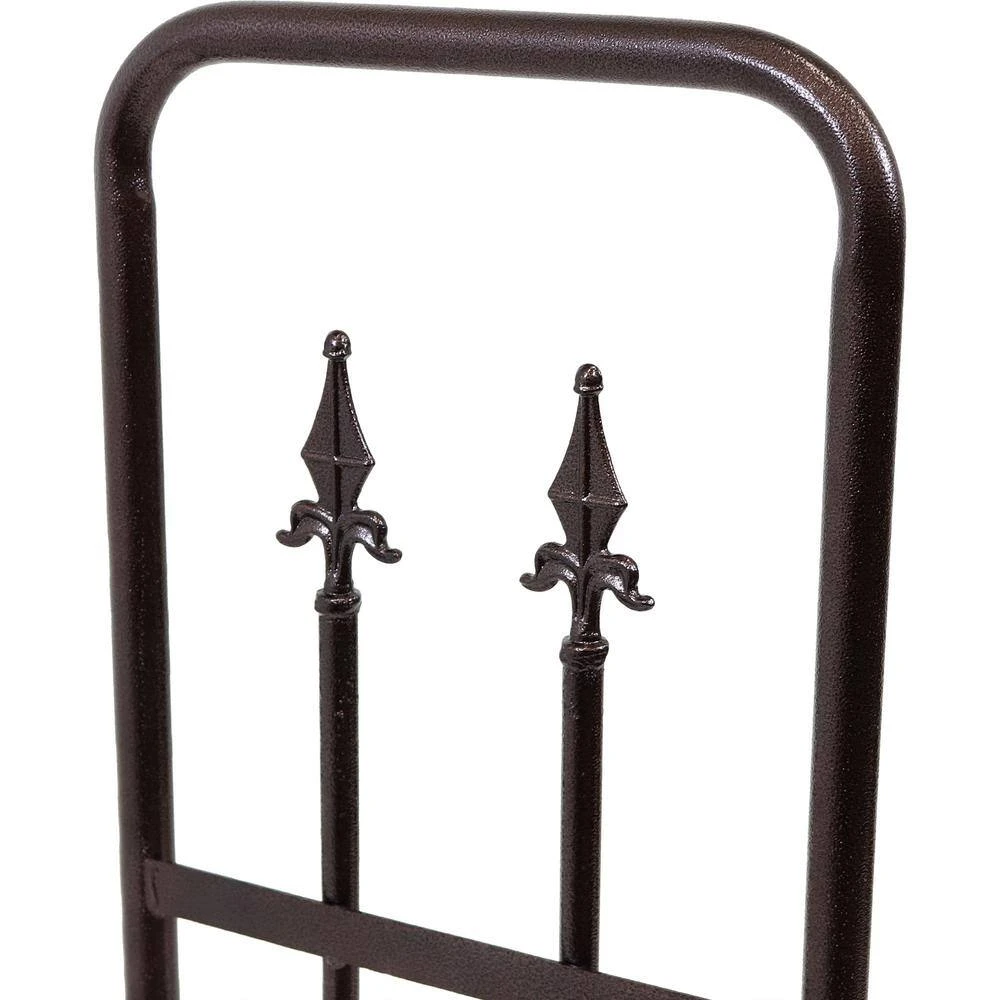 6 Ft. Bronze Firewood Storage Log Rack 5 6 Ft. Bronze Firewood Storage Log Rack - Image 5