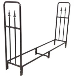 6 Ft. Bronze Firewood Storage Log Rack 10 6 Ft. Bronze Firewood Storage Log Rack -Fire Place Store sunnydaze firewood racks qx 6dlr bronze 4f 1000