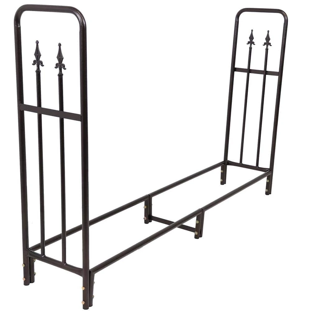 6 Ft. Bronze Firewood Storage Log Rack 3 6 Ft. Bronze Firewood Storage Log Rack - Image 3