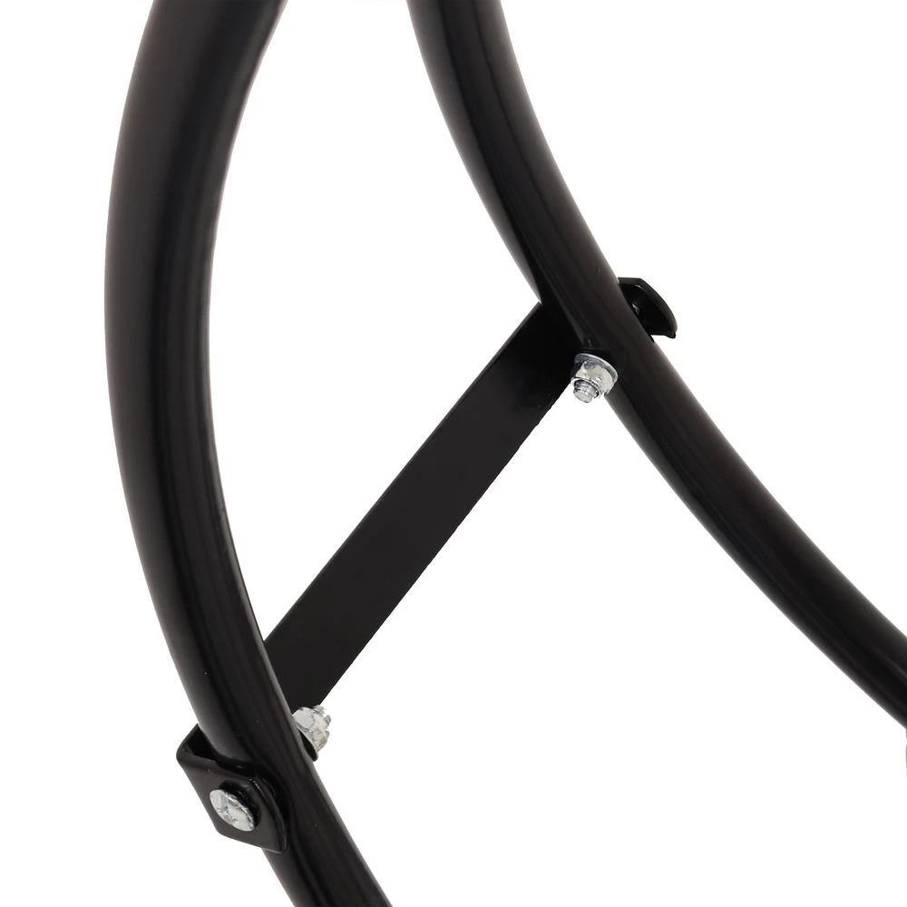 24 In. Black Steel Firewood Storage Log Hoop 7 24 In. Black Steel Firewood Storage Log Hoop - Image 7