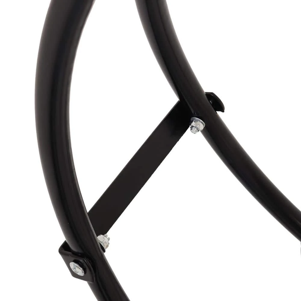 48 In. Black Steel Outdoor Log Hoop 6 48 In. Black Steel Outdoor Log Hoop - Image 6