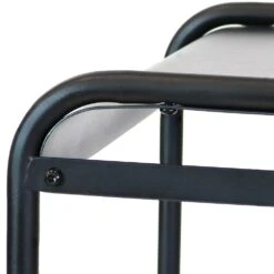 36 In. Modern Rounded Edge Iron And Steel Firewood Storage Log Rack -Fire Place Store sunnydaze firewood racks rcm 859 fa 1000