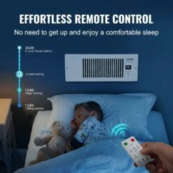 4 Ft.x12ft. Register Booster Fan: Quiet, Remote/Thermostat-Controlled, Adjustable Speed In White -Fire Place Store tahanbath grow room ventilation z d0102hpbh56 44 1000