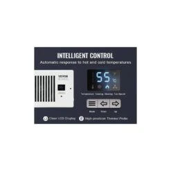 4 Ft.x12ft. Register Booster Fan: Quiet, Remote/Thermostat-Controlled, Adjustable Speed In White -Fire Place Store tahanbath grow room ventilation z d0102hpbh56 66 1000