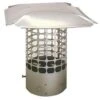 8.25 In. Round Adjustable Stainless Steel Chimney Cap