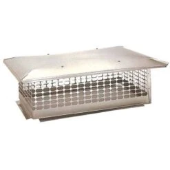 17 In. X 19 In. Fixed Stainless Steel Chimney Cap