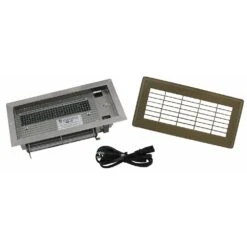 Register 13.2 In. X 9.4 In. X 6 In. Booster Fan White Grill