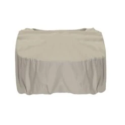44 In. Square Polyester Fire Pit Cover In Khaki