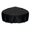 60 In. Fire Pit Cover In Black