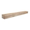 Rustic Plain 4 Ft. Cap-Shelf Mantel