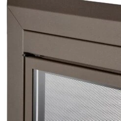 Uniflame Large Logan Oil Rubbed Bronze Cabinet-style Fireplace Doors With Smoke Tempered Glass -Fire Place Store uniflame fireplace doors ufpdl1109orb a0 1000