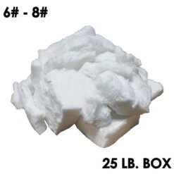 Ceramic Bulk Fiber (6-8# Densities 2300F) 24L X 18W X 18H 25 Lbs (R-Value 56.75) Box For Chimney And Furnace Insulation