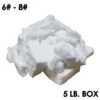 Ceramic Bulk Fiber (6-8# Densities 2300°F) 12 In. L X 12 In. W X 12 In. H, 5 Box For Chimney And Furnace Insulation