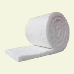R-5,Unfaced,Ceramic Fiber Insulation Blanket Roll 2 In. X 24 In. X 50 In. For Kilns,Ovens,Stoves And More