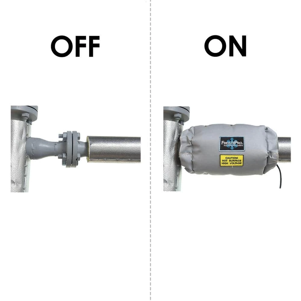 FreezePro Wrap Removable Frost Protection 12 In. L X 12 In. W X 3 In. H, 120-Volt - R 2.25 2 FreezePro Wrap Removable Frost Protection 12 In. L X 12 In. W X 3 In. H, 120-Volt - R 2.25 - Image 2