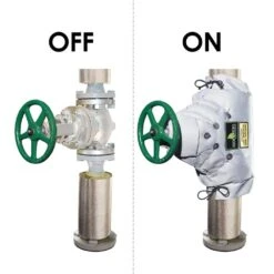 Isocovers Iso-Valve 30 In. X 6 In. X 3 In. H Insulation For Valves And Fittings - R 0.48 -Fire Place Store unitherm duct insulation iv3006 4f 1000