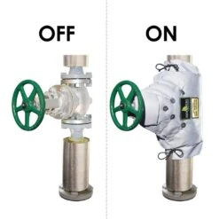 Isocovers Iso-Valve 54 In. X 24 In. X 3 In. H Insulation For Valves And Fittings - R 0.48 -Fire Place Store unitherm duct insulation iv5424 4f 1000