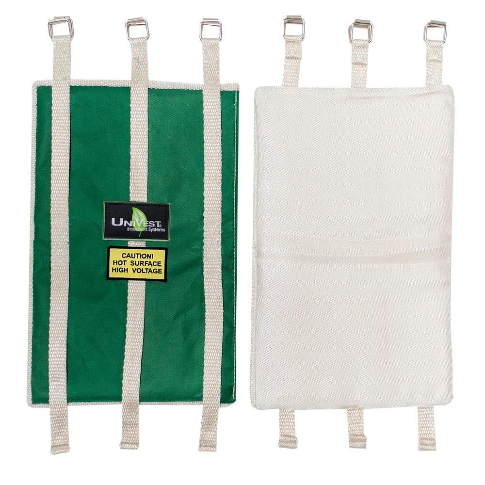 UniVest Insulation Jacket High Temperature 31 In. L X 12 In. W X 1 In. H Insulation Wrap - R 0.48 2 UniVest Insulation Jacket High Temperature 31 In. L X 12 In. W X 1 In. H Insulation Wrap - R 0.48 - Image 2