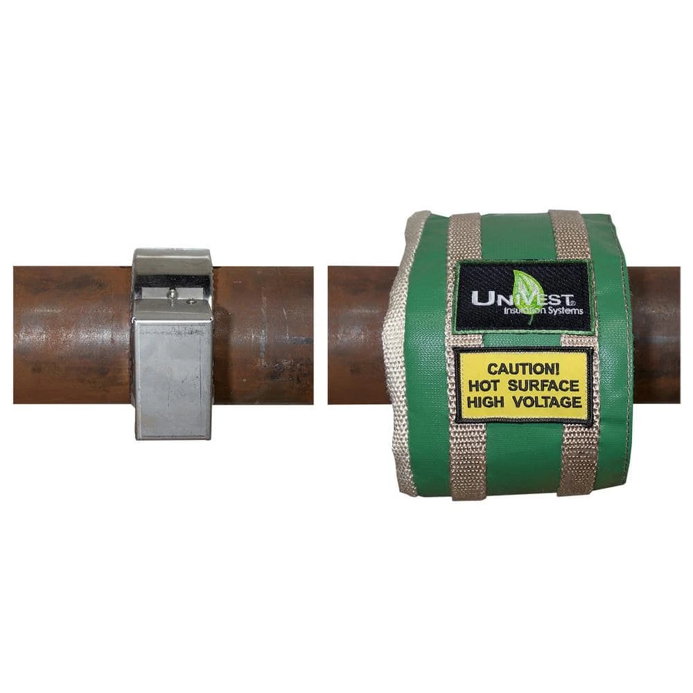 UniVest Insulation Jacket High Temperature 38 In. L X 6 In. W X 1 In. H Insulation Wrap - R 0.48 3 UniVest Insulation Jacket High Temperature 38 In. L X 6 In. W X 1 In. H Insulation Wrap - R 0.48 - Image 3