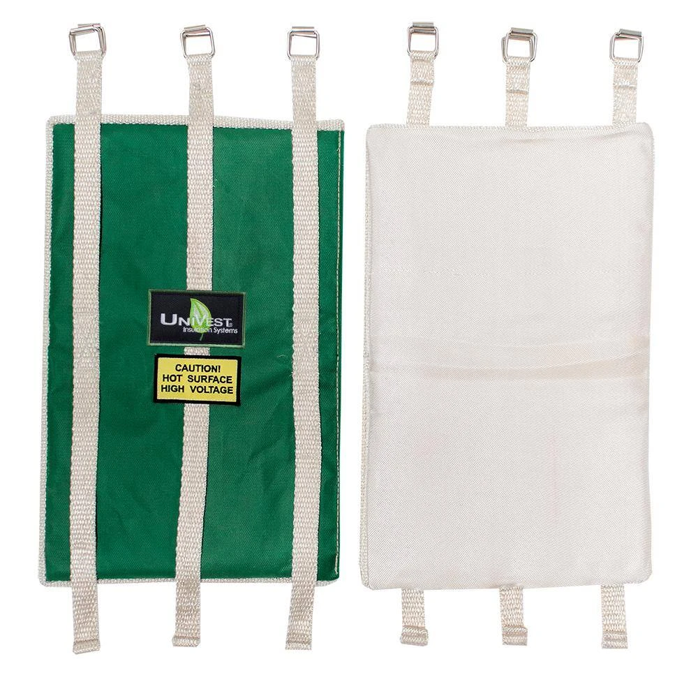 UniVest Insulation Jacket High Temperature 38 In. L X 14 In. W X 1 In. H Insulation Wrap - R 0.48 2 UniVest Insulation Jacket High Temperature 38 In. L X 14 In. W X 1 In. H Insulation Wrap - R 0.48 - Image 2