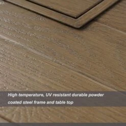 29 In. Outdoor Propane Fire Pit Table With Sling Base In Light Brown -Fire Place Store upland outdoor fireplaces gp fp 29 44 1000