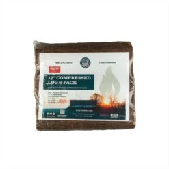 US Stove 12 In. Compressed Wood Log 6 Pack