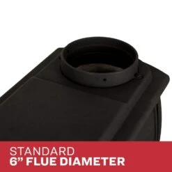 US Stove 900 Sq. Ft. Cast Iron Wood Stove With Side Tables -Fire Place Store us stove wood stoves us1261e kit fa 1000