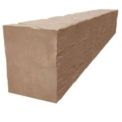 Heritage Timber Reclaimed Axed Cut 84 In. W X 9.5 In. D X 7.5 In. H Cap-Shelf Mantel -Fire Place Store vanilla chai ekena millwork mantel shelves manurd10x08x84vc 40 1000